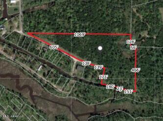 Two large lots totaling 6.41 acres with 882+- road frontage and - Beach Acreage for sale in Bay Saint Louis, Mississippi on Beachhouse.com