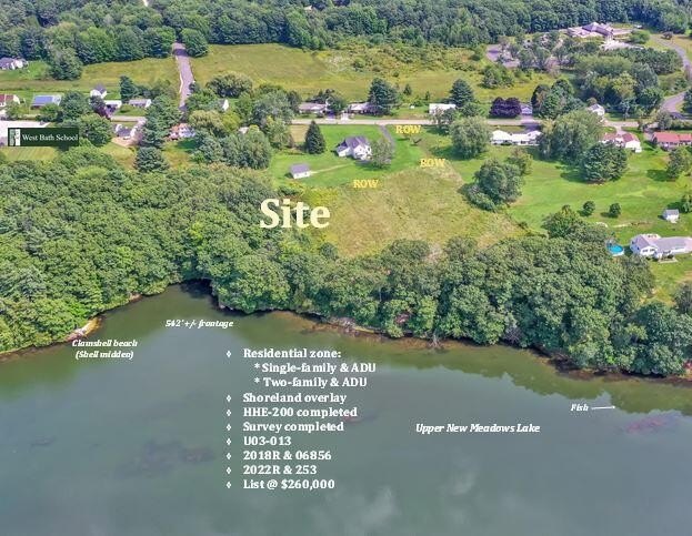 Rare waterfront 2.67 +/- acre lot with 500'+ shoreland replete - Beach Acreage for sale in West Bath, Maine on Beachhouse.com