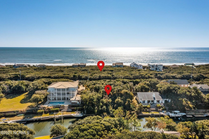 Crystal Coast Premier Waterfront Property! Welcome to your own - Beach Lot for sale in Pine Knoll Shores, North Carolina on Beachhouse.com