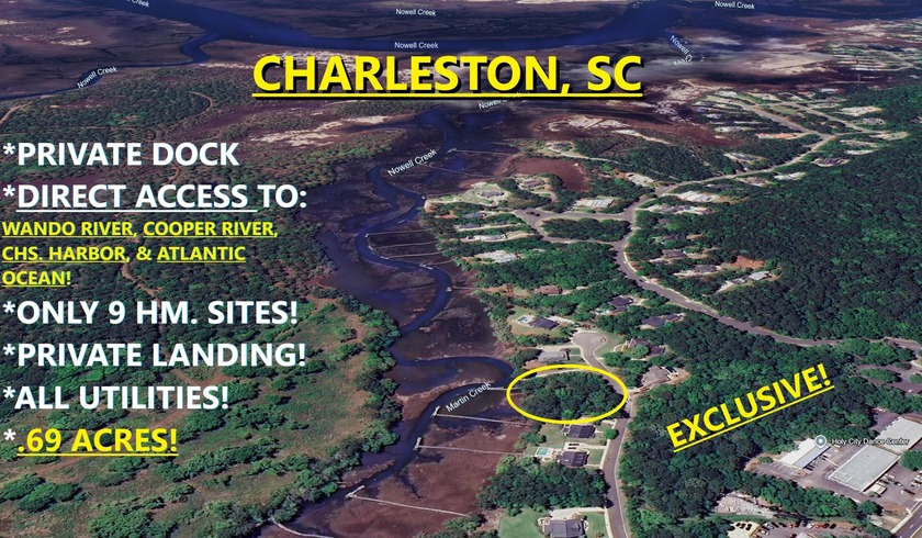 ****ATTENTION BUILDERS / BOATERS &/OR WATER ENTHUSIAST'S!**** - Beach Lot for sale in Charleston, South Carolina on Beachhouse.com