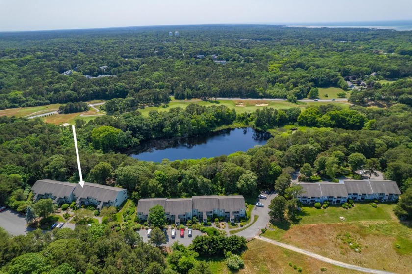 Enjoy the scenic pond view from the living room and main bedroom - Beach Condo for sale in Brewster, Massachusetts on Beachhouse.com