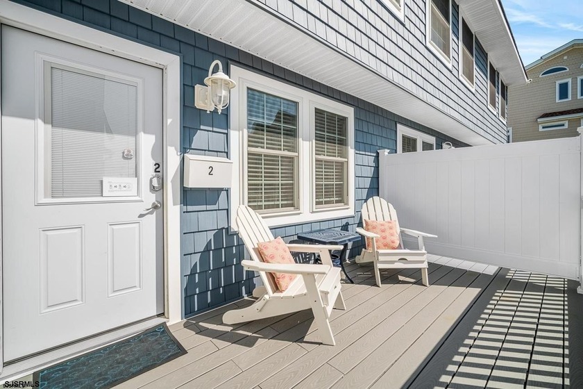 Just One Property from the Beach and Seawall! This stylish - Beach Condo for sale in Brigantine, New Jersey on Beachhouse.com
