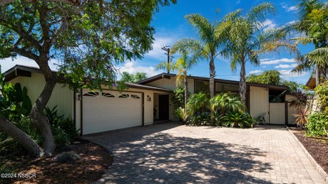 This mid-century modern home, perched on the hills above Santa - Beach Home for sale in Santa Barbara, California on Beachhouse.com