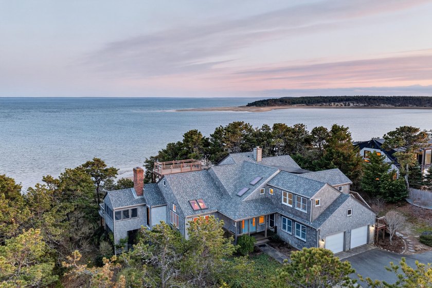 Set on a prime stretch of Wellfleet harbor this striking - Beach Home for sale in Wellfleet, Massachusetts on Beachhouse.com