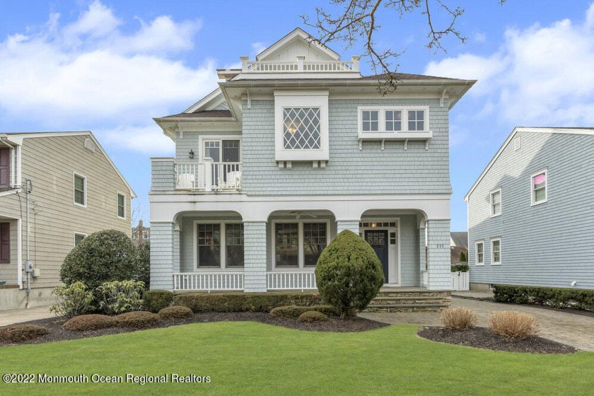 This exquisite custom-built home is just one block to the beach - Beach Home for sale in Spring Lake, New Jersey on Beachhouse.com
