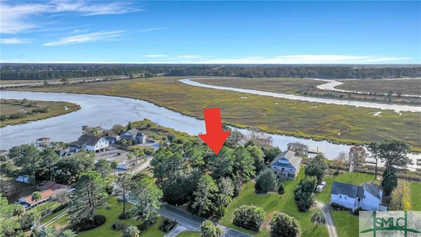 Deep water lot with dock on the Gress River, right at the Jerico - Beach Lot for sale in Midway, Georgia on Beachhouse.com