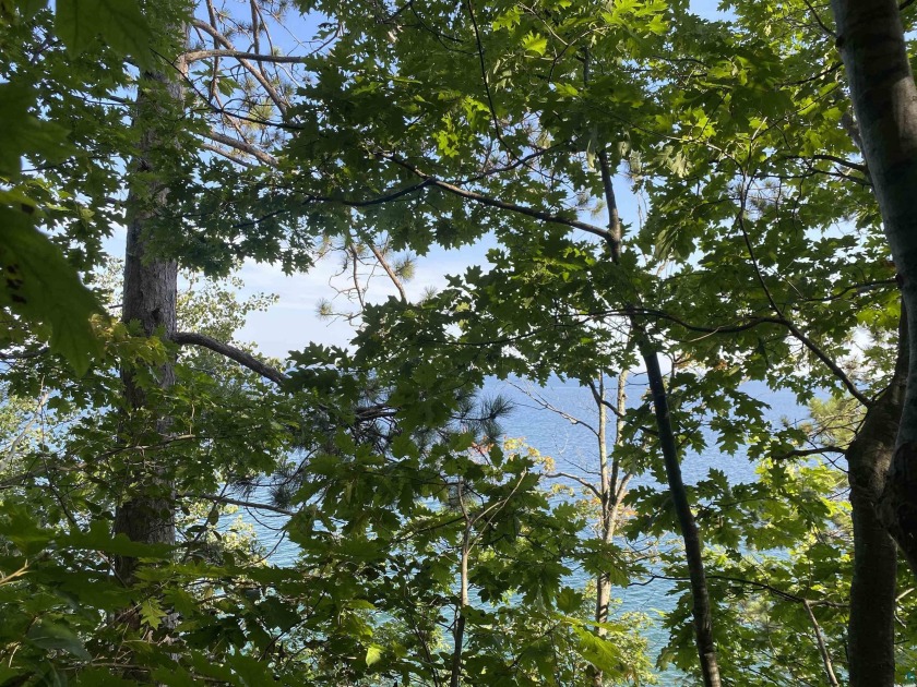 Wooded lot on the bluffs of Lake Superior with views of Madeline - Beach Lot for sale in Bayfield, Wisconsin on Beachhouse.com