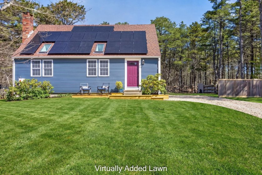 Tucked away on a quiet Wellfleet cul-de-sac, this 3BR/4BA Cape - Beach Home for sale in Wellfleet, Massachusetts on Beachhouse.com
