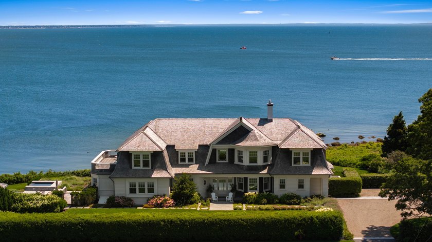 This sensational oceanfront estate is located in the coveted - Beach Home for sale in Dartmouth, Massachusetts on Beachhouse.com