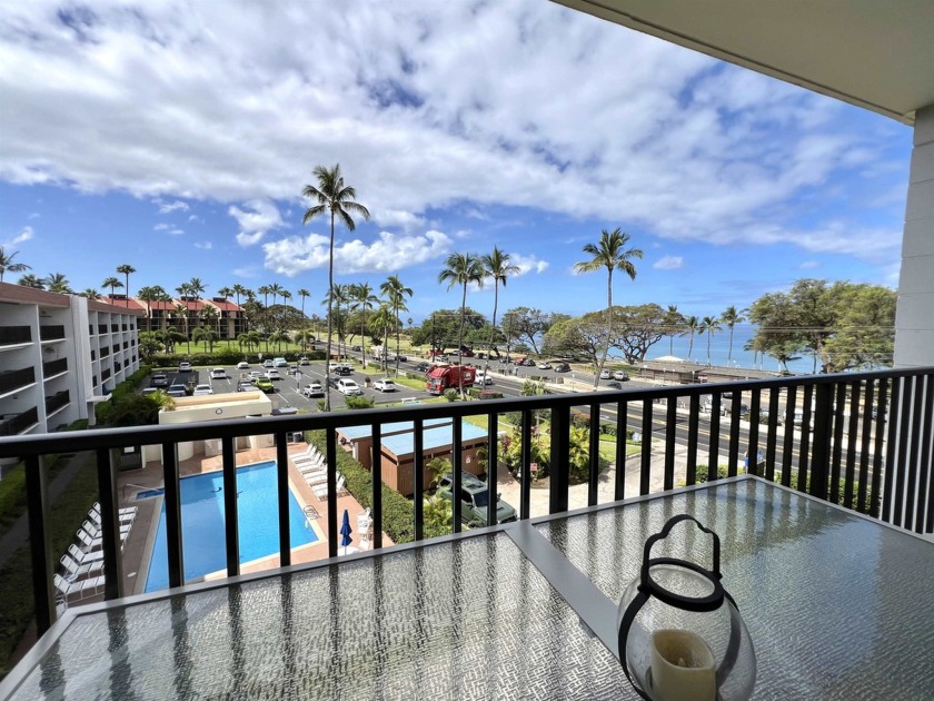 Take in the wonderful top floor views from the spacious lanai in - Beach Condo for sale in Kihei, Hawaii on Beachhouse.com