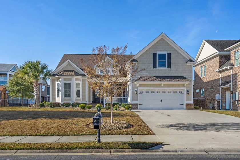 This exquisite single-level home on a pristine lake lot in the - Beach Home for sale in Myrtle Beach, South Carolina on Beachhouse.com