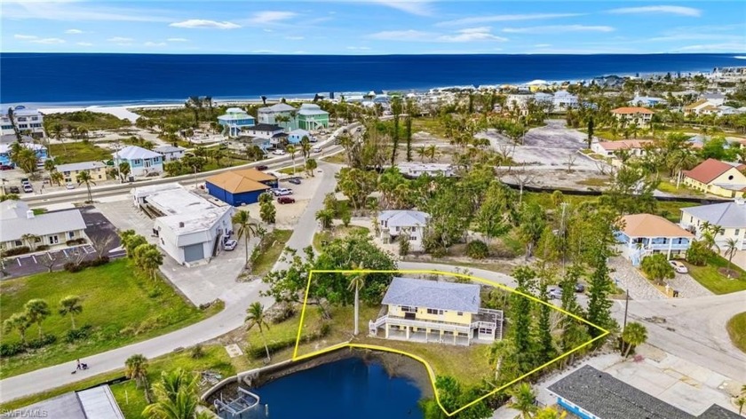 This prime waterfront property is located on the desirable - Beach Townhome/Townhouse for sale in Fort Myers Beach, Florida on Beachhouse.com