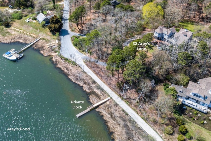 With a private dock on picturesque Arey's Pond - for two 25' - Beach Home for sale in Orleans, Massachusetts on Beachhouse.com