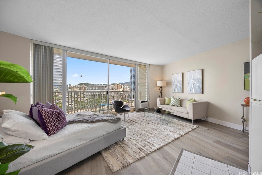 Spacious and beautifully remodeled studio unit at Holiday - Beach Condo for sale in Honolulu, Hawaii on Beachhouse.com