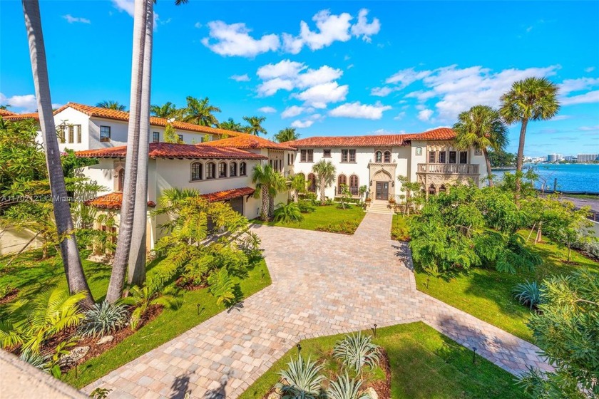 Perfectly nestled in the estates of Palm Island, a Mediterranean - Beach Home for sale in Miami Beach, Florida on Beachhouse.com