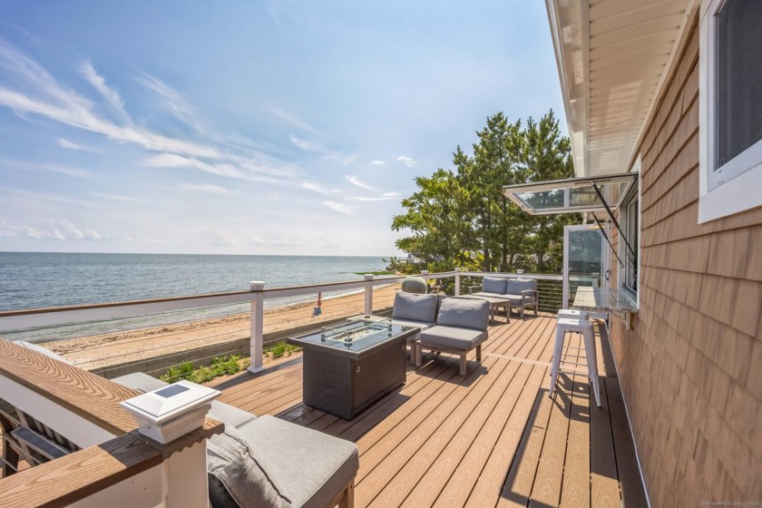 Waterfront on Morgan Point with 125' of private sandy beach - Beach Home for sale in East Haven, Connecticut on Beachhouse.com