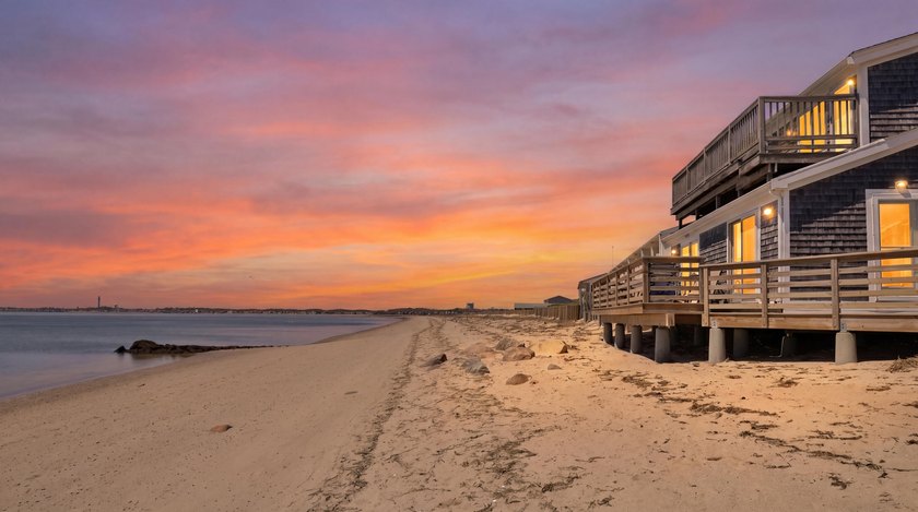 Direct waterfront 2BR/1BA condo overlooking Cape Cod Bay with - Beach Condo for sale in North Truro, Massachusetts on Beachhouse.com