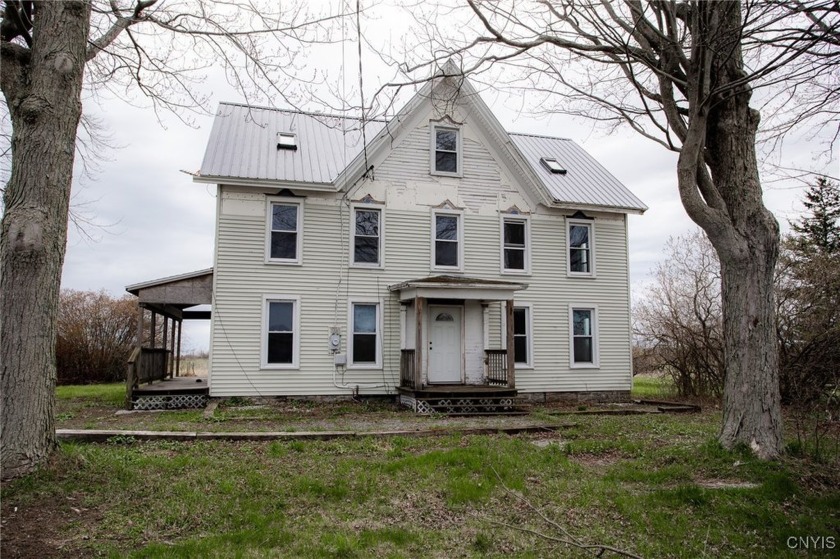 What an incredible opportunity to restore this 3 story farmhouse - Beach Home for sale in Cape Vincent, New York on Beachhouse.com