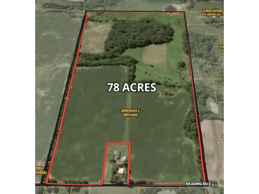 78 acres of diversity! 52 total acres are considered tillable - Beach Acreage for sale in Osseo, Michigan on Beachhouse.com