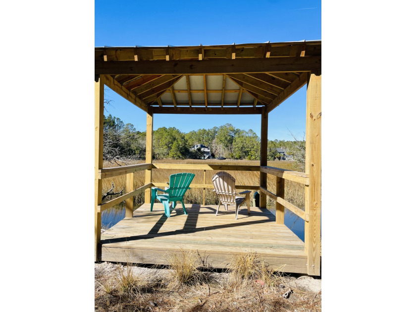 The newly constructed private dock is the perfect spot for - Beach Lot for sale in Mount Pleasant, South Carolina on Beachhouse.com