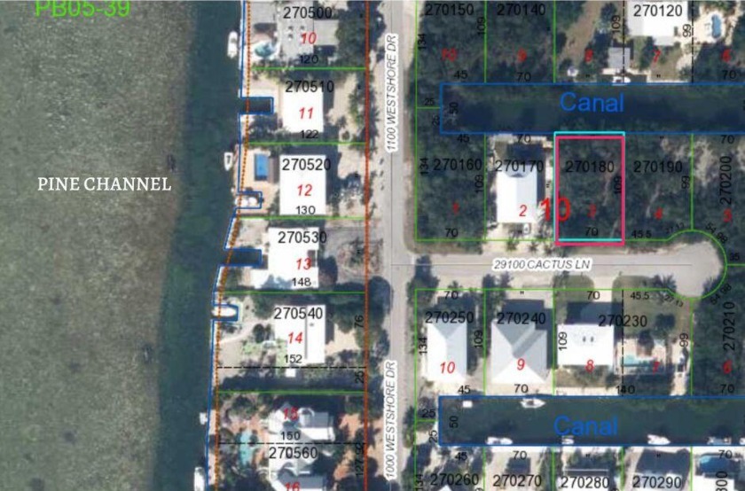 WATERFRONT Vacant Lot on a quiet cul-de-sac with 70 ft of canal - Beach Lot for sale in Big Pine Key, Florida on Beachhouse.com