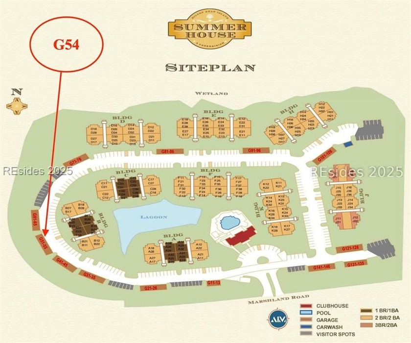 Garage G054 at Summer House on Hilton Head Island is a rare - Beach Condo for sale in Hilton Head Island, South Carolina on Beachhouse.com