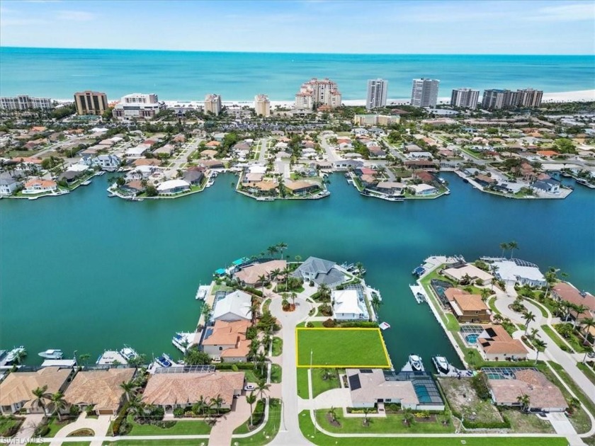 Yes, that is the white sand of Crescent Beach you see and this - Beach Lot for sale in Marco Island, Florida on Beachhouse.com