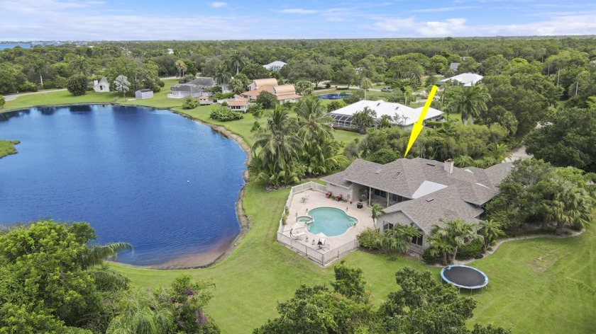 Gorgeous lakefront Custom built home on 1.25AC in the upscale - Beach Home for sale in Palm City, Florida on Beachhouse.com