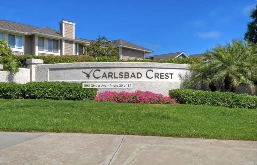 Carlsbad Crest Opportunity~ Great Location backing up to - Beach Townhome/Townhouse for sale in Carlsbad, California on Beachhouse.com