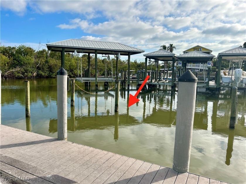 Rarely available private dock within the North Captiva Marina - Beach Lot for sale in Captiva, Florida on Beachhouse.com