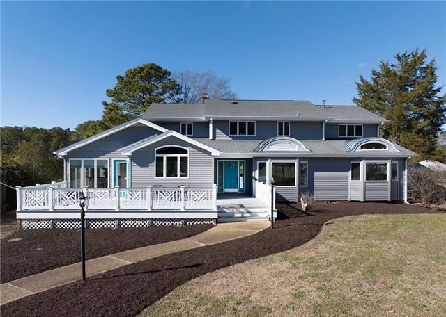 Nestled along Belleville Creek, this stunning waterfront home - Beach Home for sale in Gloucester, Virginia on Beachhouse.com