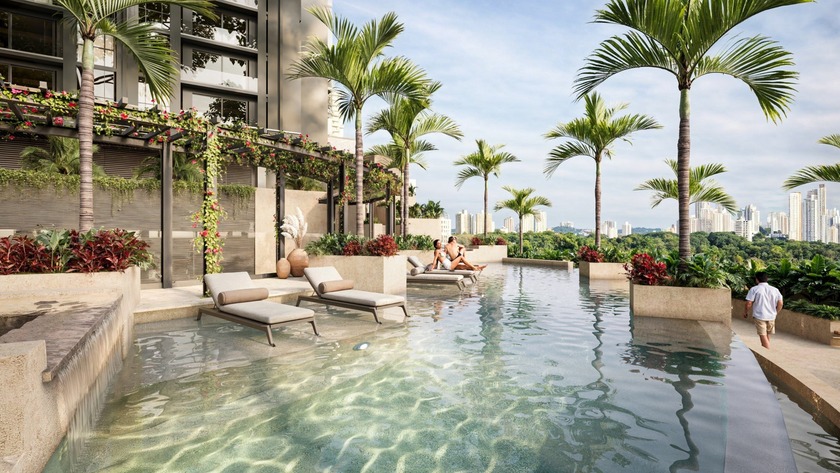 This 95 m2 (1,022 sq ft) residence offers a lifestyle centered - Beach Home for sale in Panama City,  on Beachhouse.com