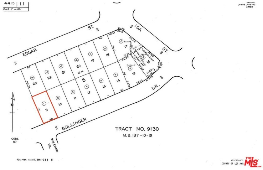 Previous square footage 2,627. Flat Lot  6,901 This was and - Beach Lot for sale in Pacific Palisades, California on Beachhouse.com