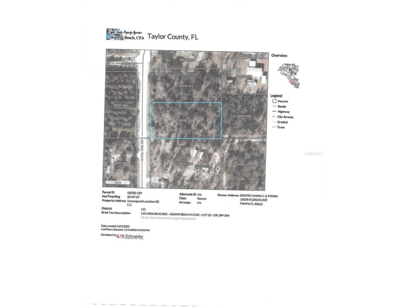 This 1.08 acre lot is a dream come truee and build your dreamed - Beach Lot for sale in Perry, Florida on Beachhouse.com