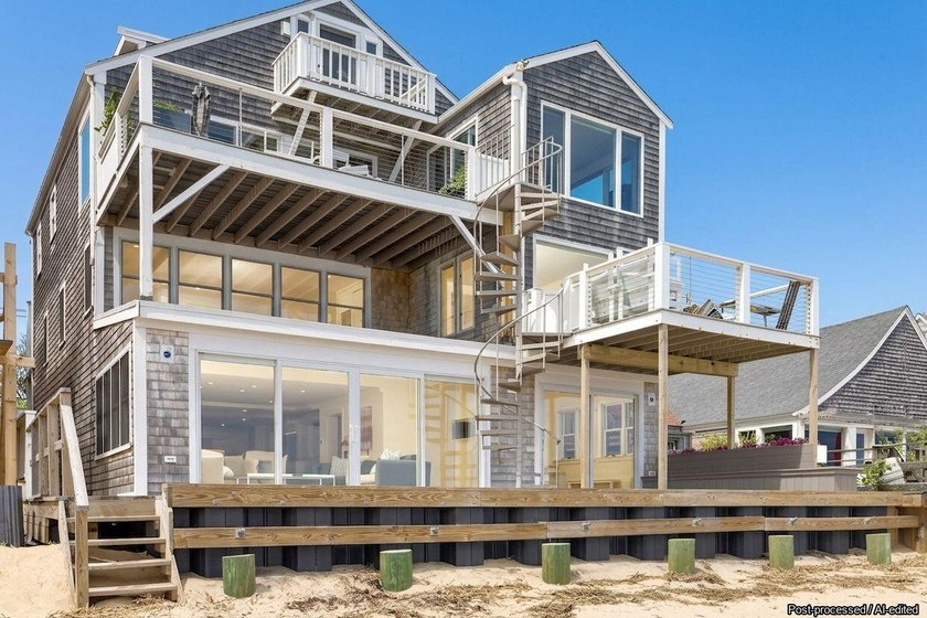A Provincetown architectural gem, this waterfront residence - Beach Condo for sale in Provincetown, Massachusetts on Beachhouse.com