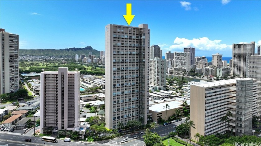 This split-level one bedroom, one bath apartment has two lanais - Beach Condo for sale in Honolulu, Hawaii on Beachhouse.com