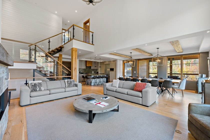 This luxury townhouse with mountain views is characterized by - Beach Condo for sale in Mont-Tremblant, Quebec on Beachhouse.com