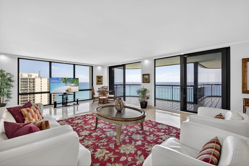Panoramic ocean and intracoastal views surround this 24th-floor - Beach Condo for sale in Singer Island, Florida on Beachhouse.com