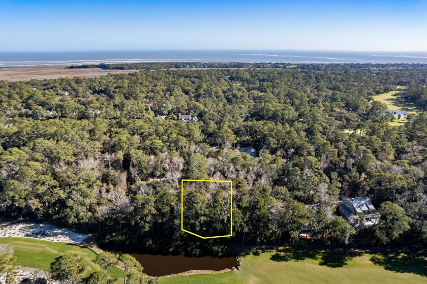 Overlooking the 12th fairway of Crooked Oaks this lot also - Beach Lot for sale in Seabrook Island, South Carolina on Beachhouse.com
