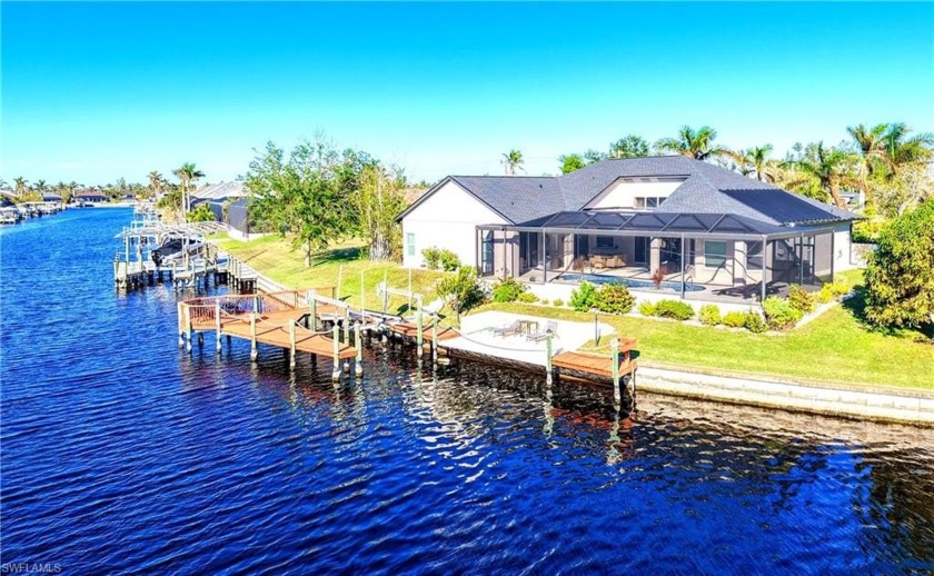 Fantastic water view in this corner home lot that has lots of - Beach Home for sale in Cape Coral, Florida on Beachhouse.com