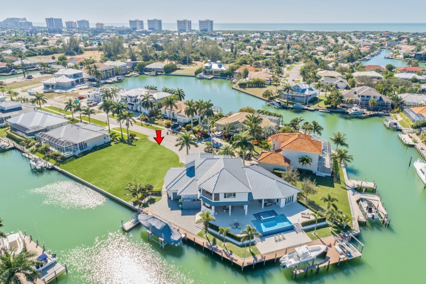 SPECTACULAR direct access home site with 119 feet of brand new - Beach Lot for sale in Marco Island, Florida on Beachhouse.com