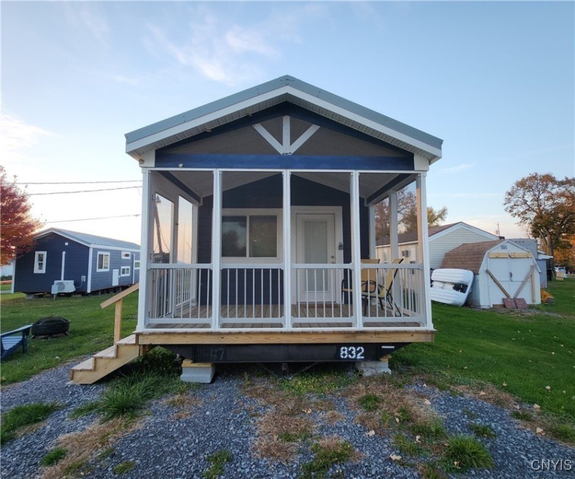 Discover this brand-new, turnkey mobile lakeside retreat - Beach Home for sale in Henderson, New York on Beachhouse.com