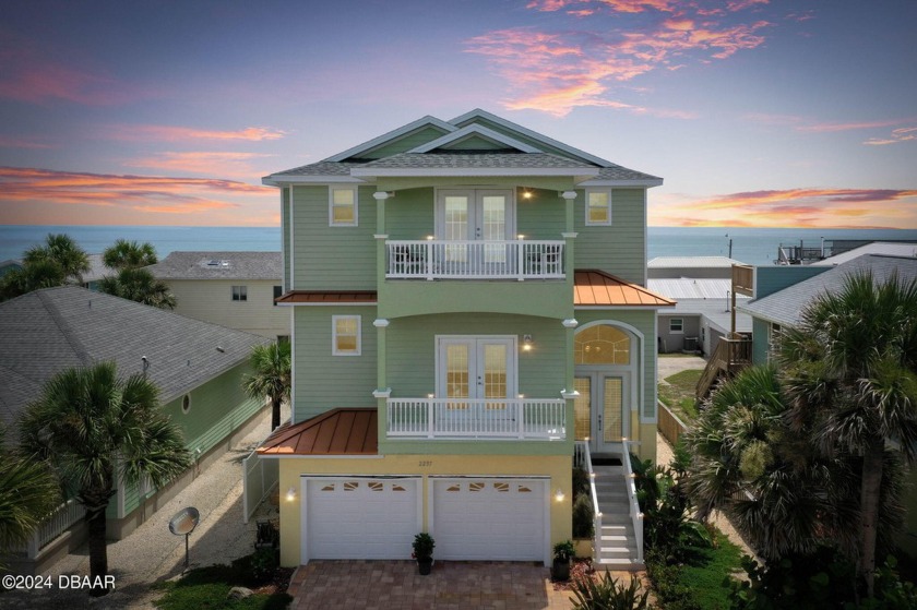 Start your day gazing out at the fishing boats silhouetted - Beach Home for sale in Flagler Beach, Florida on Beachhouse.com