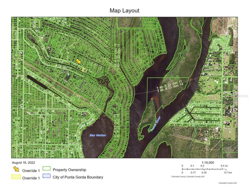 Great water front lot with quick access to Peace River. Secluded - Beach Lot for sale in Punta Gorda, Florida on Beachhouse.com