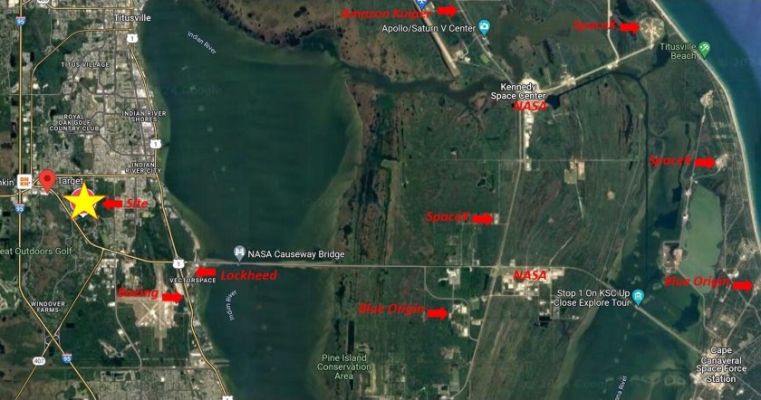 LOCATION, LOCATION, LOCATION! Developers.... here is the perfect - Beach Acreage for sale in Titusville, Florida on Beachhouse.com