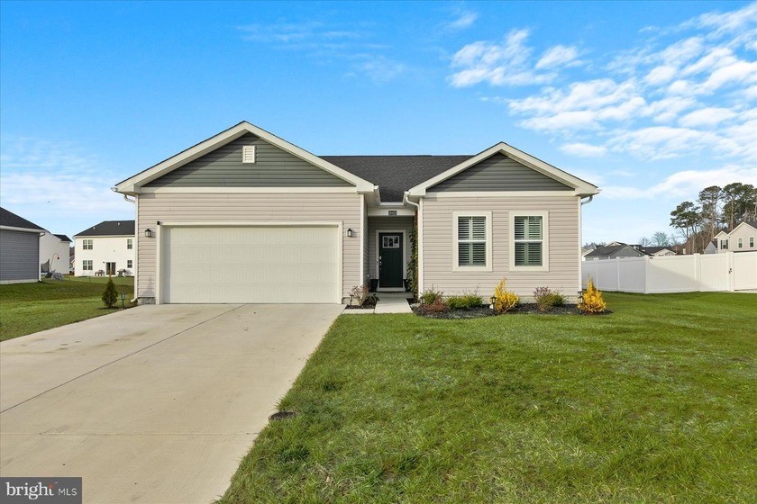 Beautiful like-new home built in 2023, conveniently located just - Beach Home for sale in Selbyville, Delaware on Beachhouse.com
