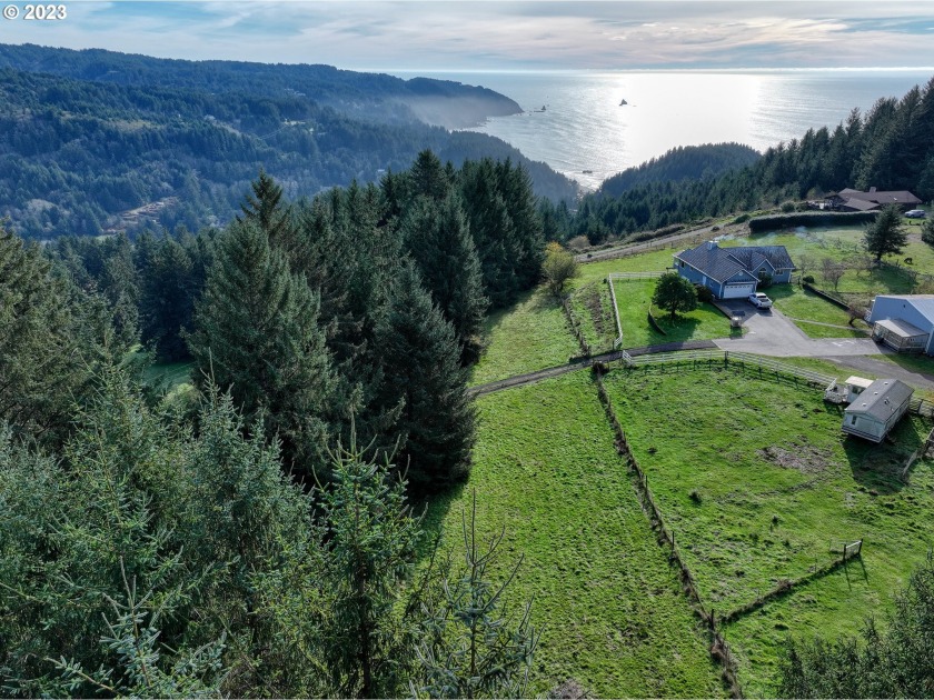 Five pristine acres with ocean view on West Huckleberry Ridge - Beach Lot for sale in Brookings, Oregon on Beachhouse.com