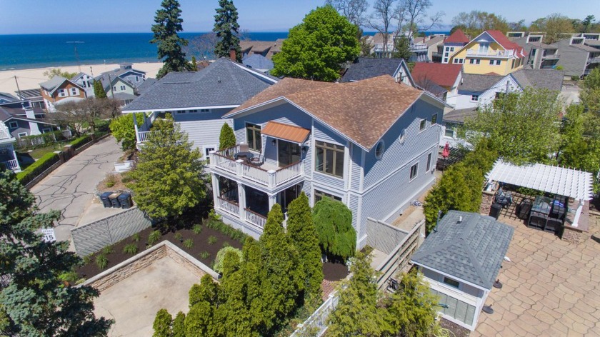 This North Beach home is situated in highly sought-after Monroe - Beach Home for sale in South Haven, Michigan on Beachhouse.com