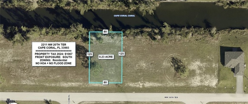 Beautiful canal Lot on this highly desirable area of Cape Coral - Beach Lot for sale in Cape Coral, Florida on Beachhouse.com