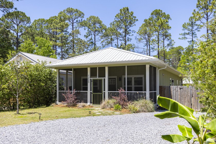 Custom built 3-bedroom Florida cottage with a metal roof, modern - Beach Home for sale in Santa Rosa Beach, Florida on Beachhouse.com